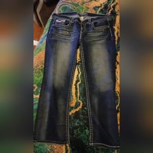 Maurices Dark Blue Boot Cut Jeans